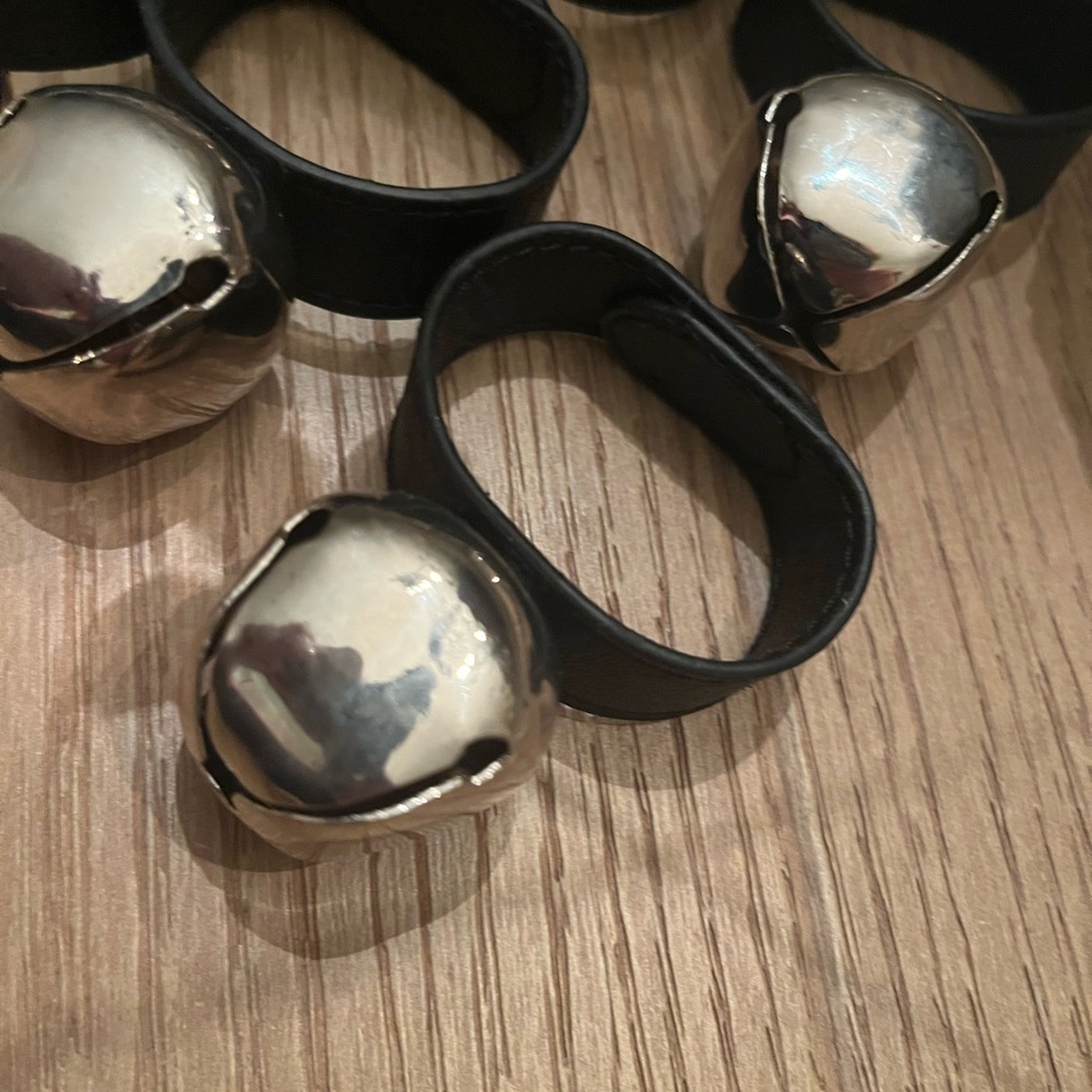 Pottery Barn bell napkin rings